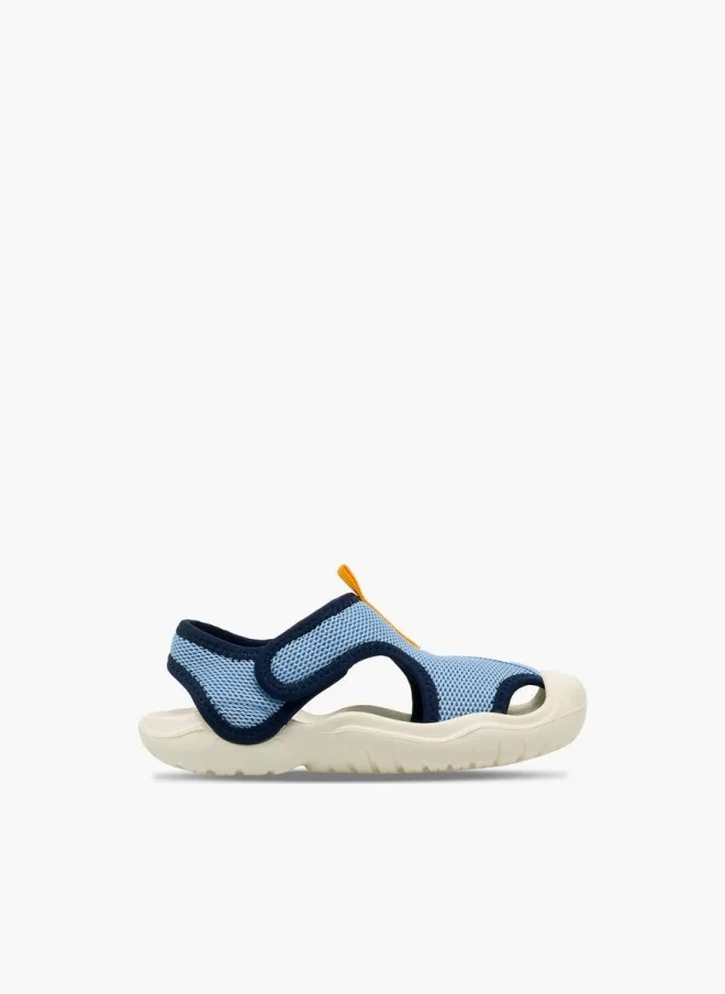 Sports Sandals With Hook & Loop Closure, Mesh Texture