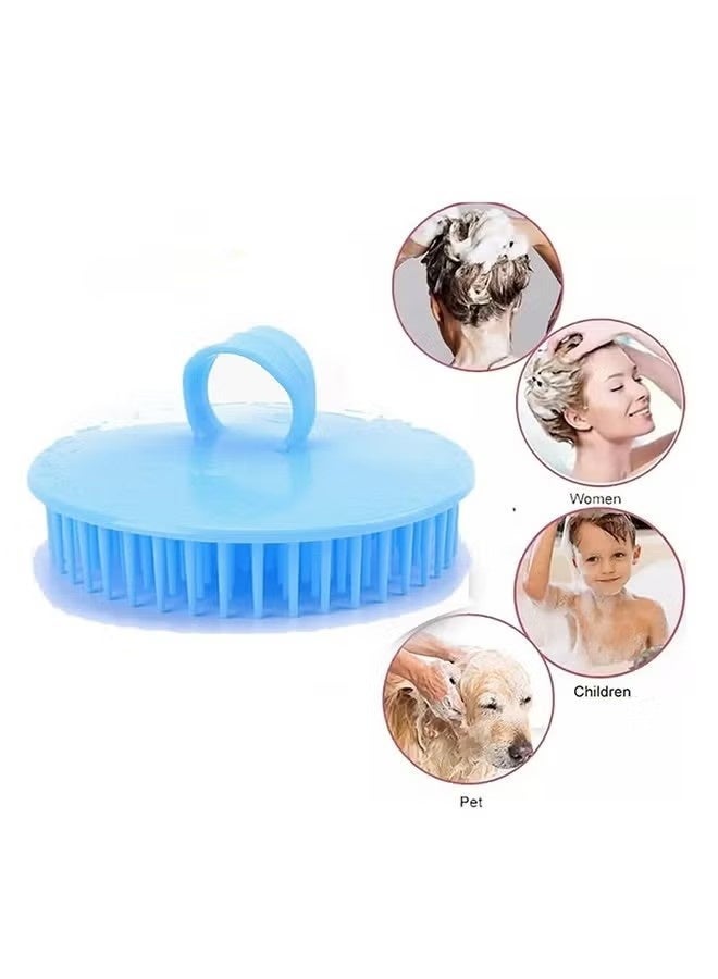 2 Pack Hair Scalp Massager Shampoo Brush Shower Head Scrubber Cleanser Massage Comb for Hair Growth Ease Dandruff Removal and Head Relaxation for Women and Men or Pets - Image 5