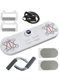 Rock Pow Portable Home Gym Equipment, Multifunction Push Up Board with Automatic Count and Automatic Timing Support with Resistance Bands for Chest, Tricep, Back, Abdominal Workout  - Image 2