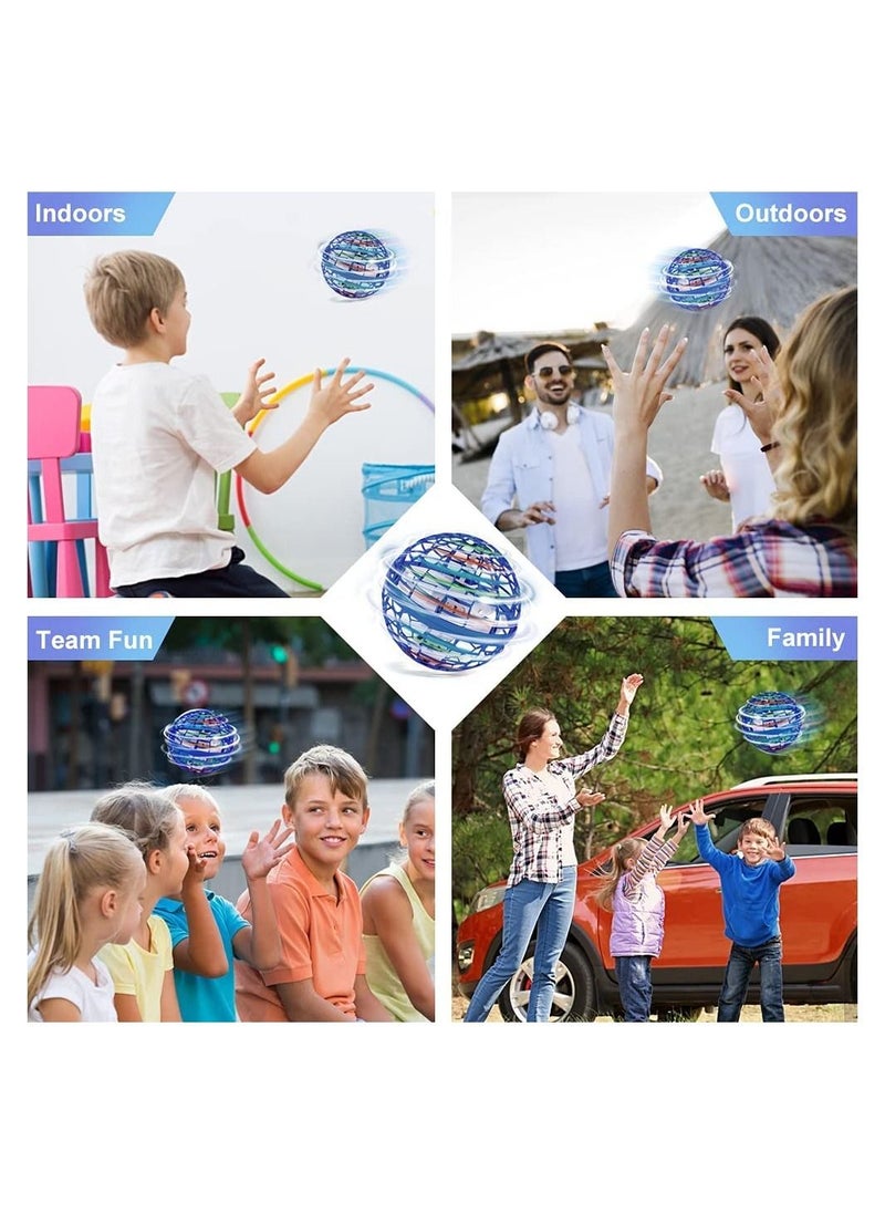 Gonice - Outdoor Toys with Infinity orb Toys Shape Magic Controller Flying Toy Flying orb Spinner 360° Rotating Spinning LED Lights for Kids Adults Indoor Outdoor -2022 Upgraded Kid Cool Toys - Image 1