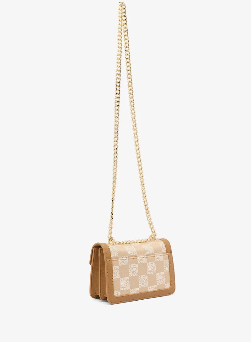 STEVE MADDEN Flap Over PU Crossbody Bag