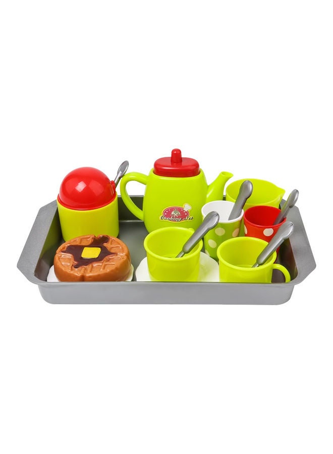 Mini Coffee Teapot Cup Set Pretend Play Toy - Image 1