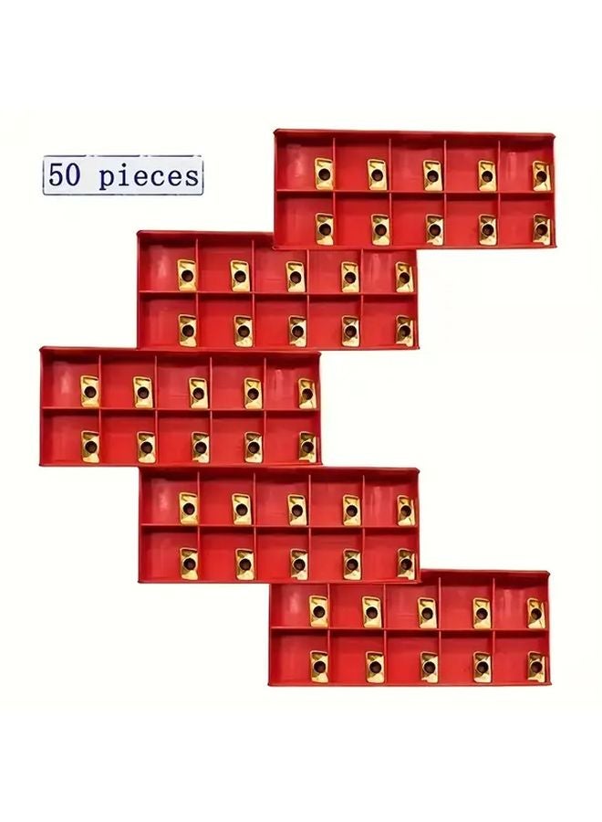 50 Pcs APMT1135PDER Milling Insert Hard Alloy Blades For 300R Tools CNC Workshop - Image 5