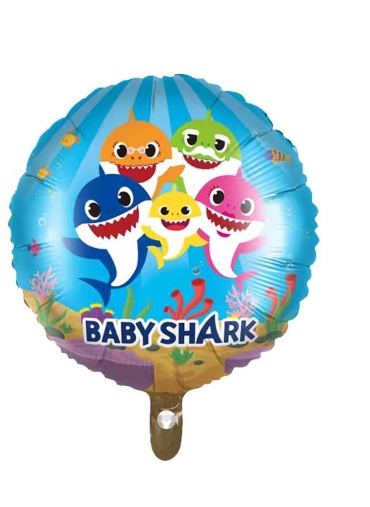 Party Propz Party Propz 5 in 1 Baby Shark Theme Foil Balloon Set  - Image 4