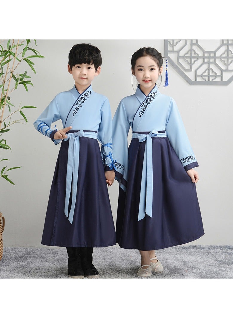 general Traditional Girl's Ancient Hanfu Costume - Elegant Princess Performance Dress for Stage, Cosplay & Cultural Events - Image 1