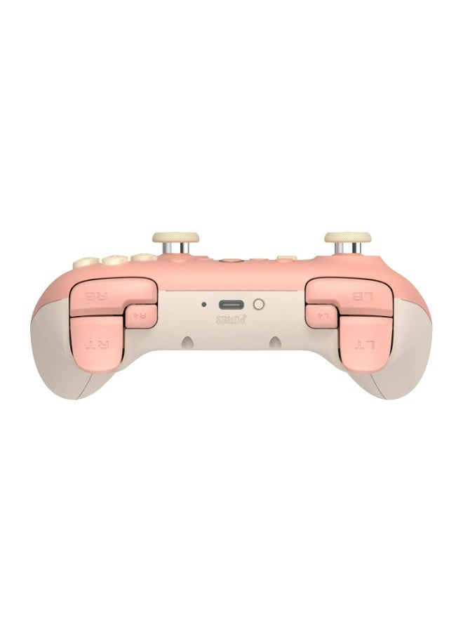 8BitDo Ultimate 2C Wireless Controller for Windows PC and Android, with 1000 Hz Polling Rate, Hall Effect Joysticks and Triggers, and Remappable L4/R4 Bumpers (Peach) - Image 3