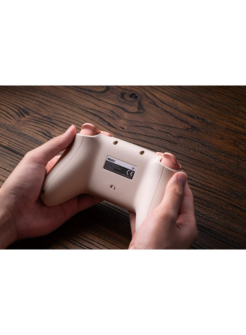 8BitDo Ultimate 2C Wireless Controller for Windows PC and Android, with 1000 Hz Polling Rate, Hall Effect Joysticks and Triggers, and Remappable L4/R4 Bumpers (Peach) - Image 4