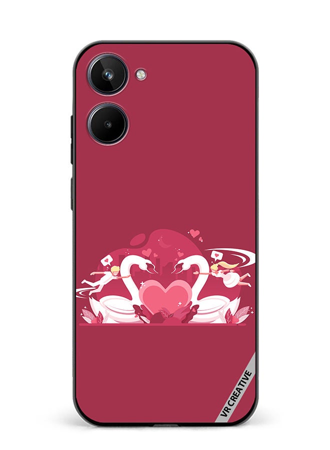 VR CREATIVE Protective Case Cover For Realme 10 True Love Design Multicolour - Image 1