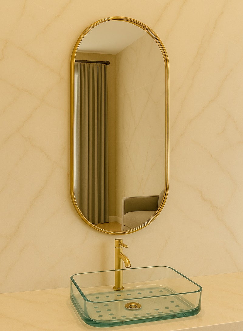 Glass Corner 60*120 Capsule - Gold - Image 2