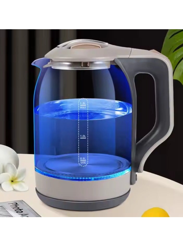 مايست غلاية كهربائية زجاجية سعة 1.8 لتر مع إيقاف تلقائي وحماية من الغليان الجاف - Image 2