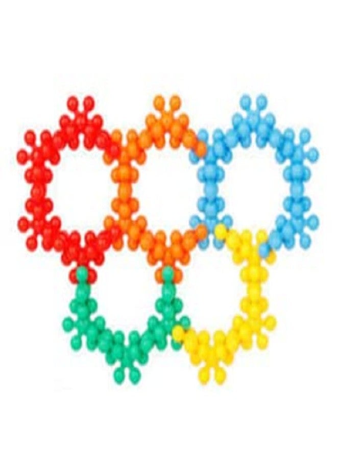 NEXT ANGLE STOREMART My Star Links Activities Educational Building Blocks Toys for Kids Boys Girls Multicolor 200 Pieces for Age 5+ Years (Pack of 200 Blocks) - Image 1