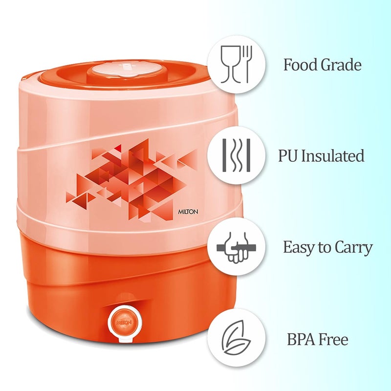 Milton MILTON N-ew Kool Rover 18 Insulated Water Jug, 16 L (Orange) - Image 2