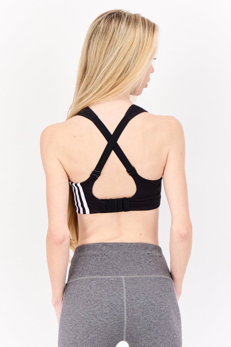 Adidas Women Lightly Padded Training Sports Bra, Black - Image 4