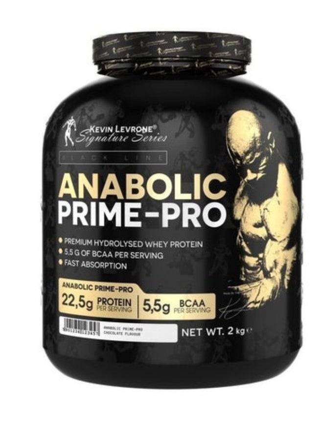KEVIN LEVRONE Anabolic Prime Pro, Premium Hydrolysed Whey Protein, Chocolate Flavor, 2kg 