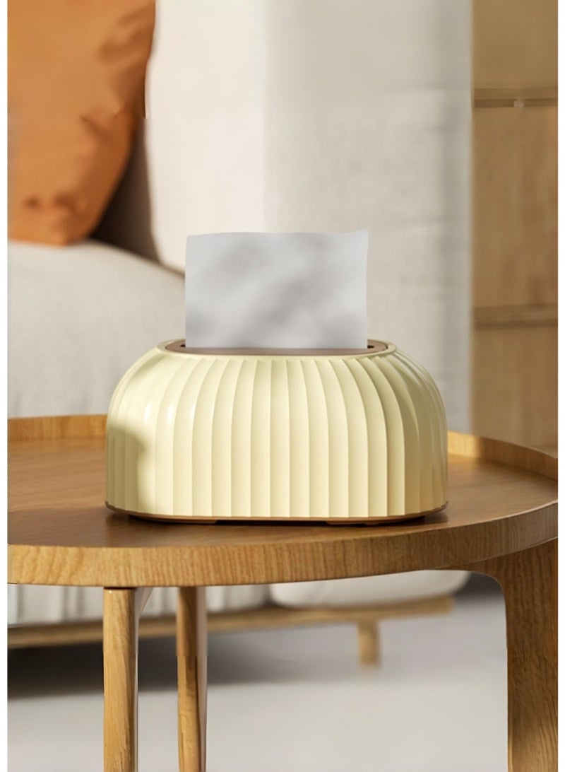 JoyousSto Tissue Box Cover Compact Tissue Storage Box for Easy Access Stylish Home for Office Car Restaurant Use Great Housewarming Present - Image 3