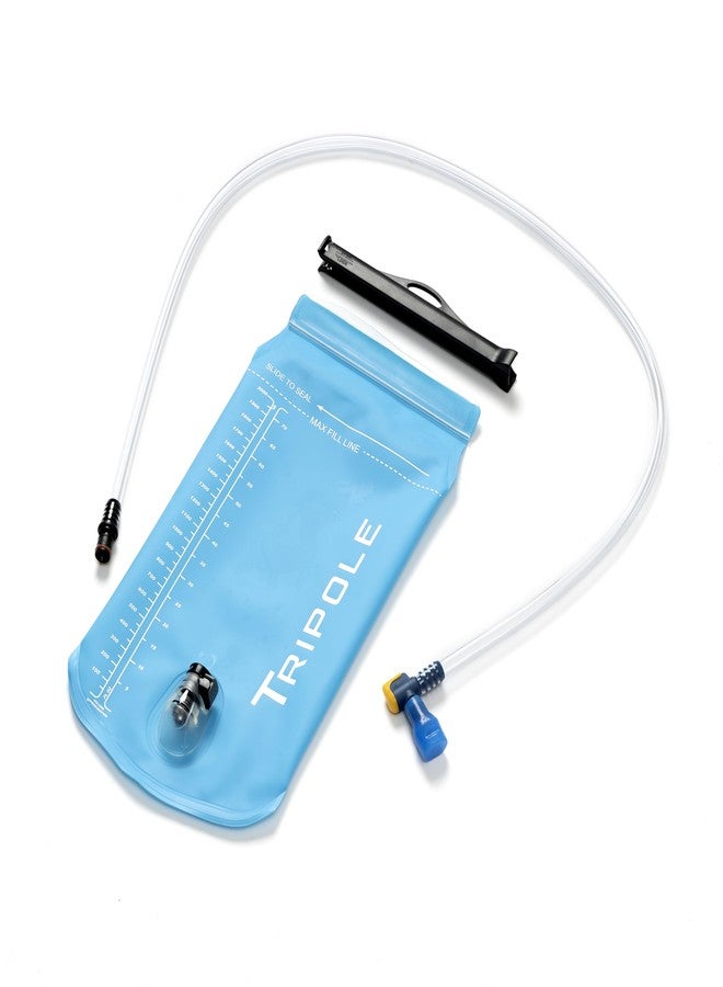 TriPole قربة ترطيب ثلاثية الأقطاب للجري وركوب الدراجات الهوائية والنارية | خالية من مادة BPA | 2 لتر - Image 2