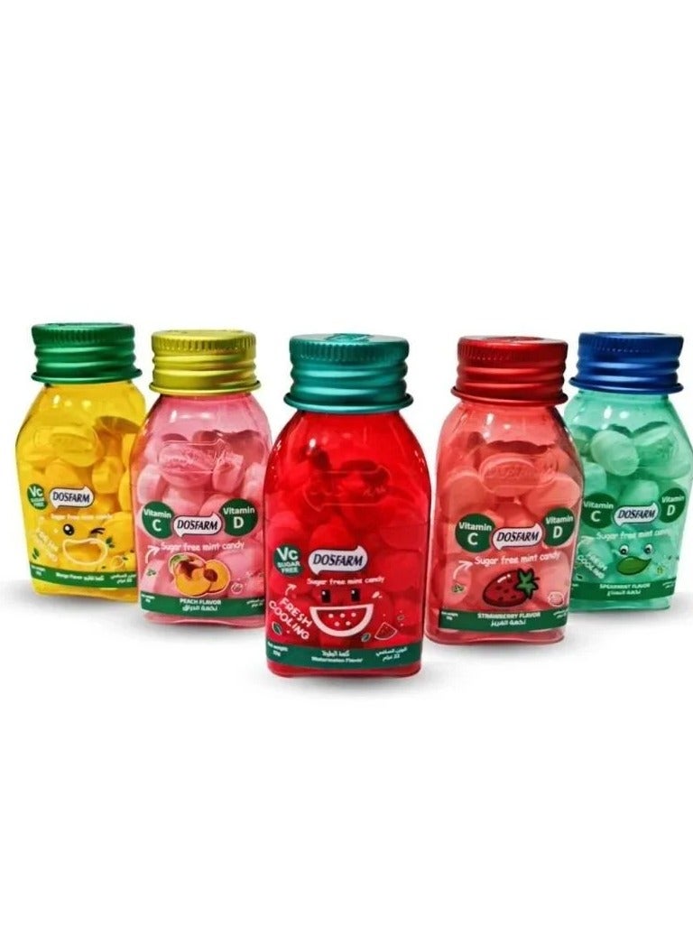 Ferment Duspharm 5 Assorted Flavors Vitamin C Sweets 22g