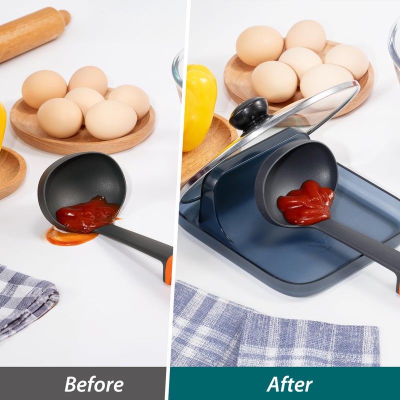 Li & Zhao Li&Zhao Spoon Rest for Stove Top - Stove Spoon Holder for Kitchen Counter Pot Lid Holder Utensil Rest Cooking Spoon Holder - Image 4