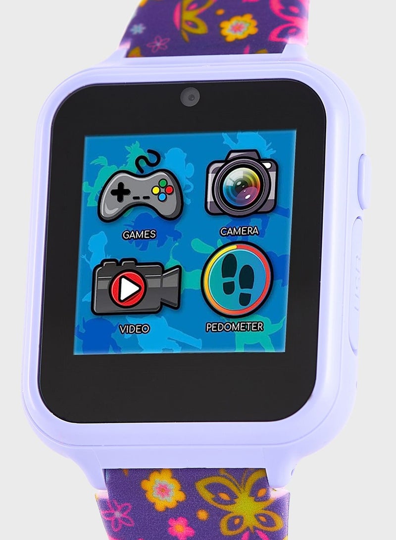 Encanto Girls Smart Watch Purple Silicone Strap, ENC4000ARG - Image 2