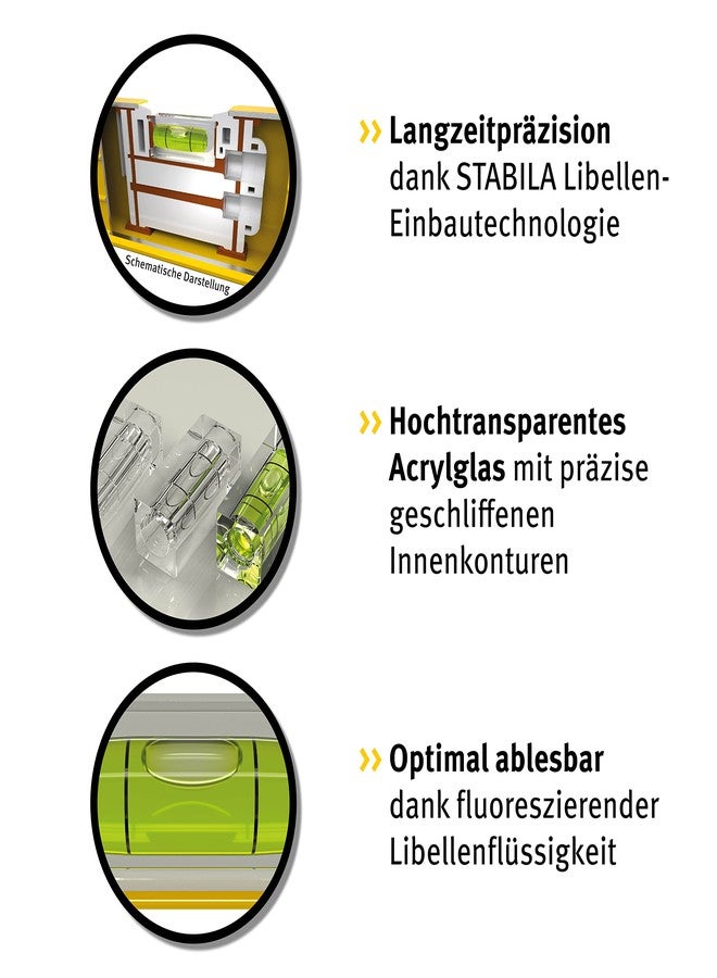 Stabila Torpedo Spirit Level, 25 mm - Image 3