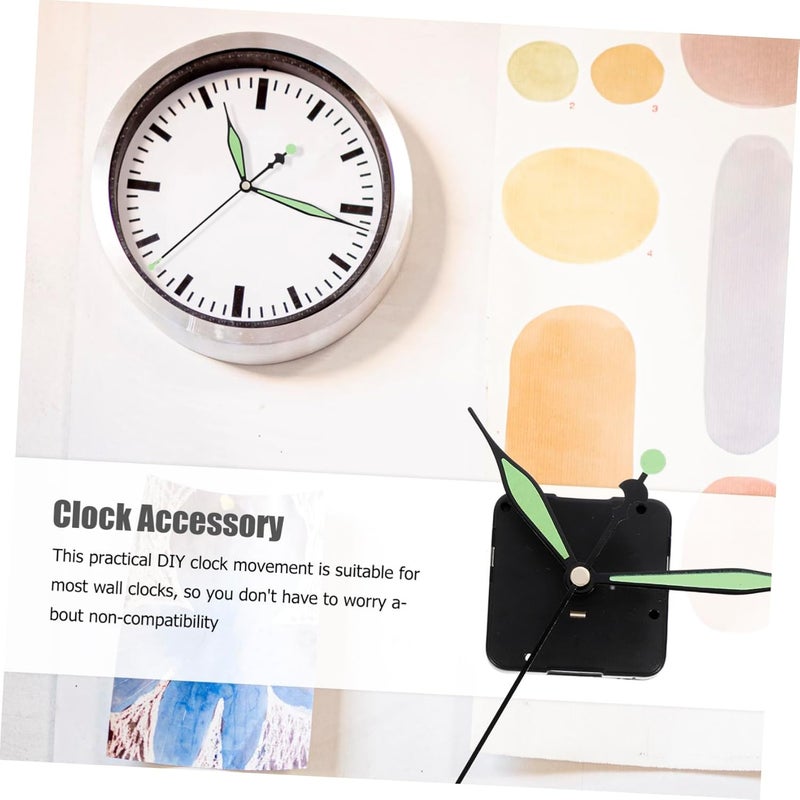 POPETPOP 6-Piece High Torque Clock Movement Kit Long Shaft Replacement Mechanism for DIY Wall Clocks Non-Ticking - Image 5