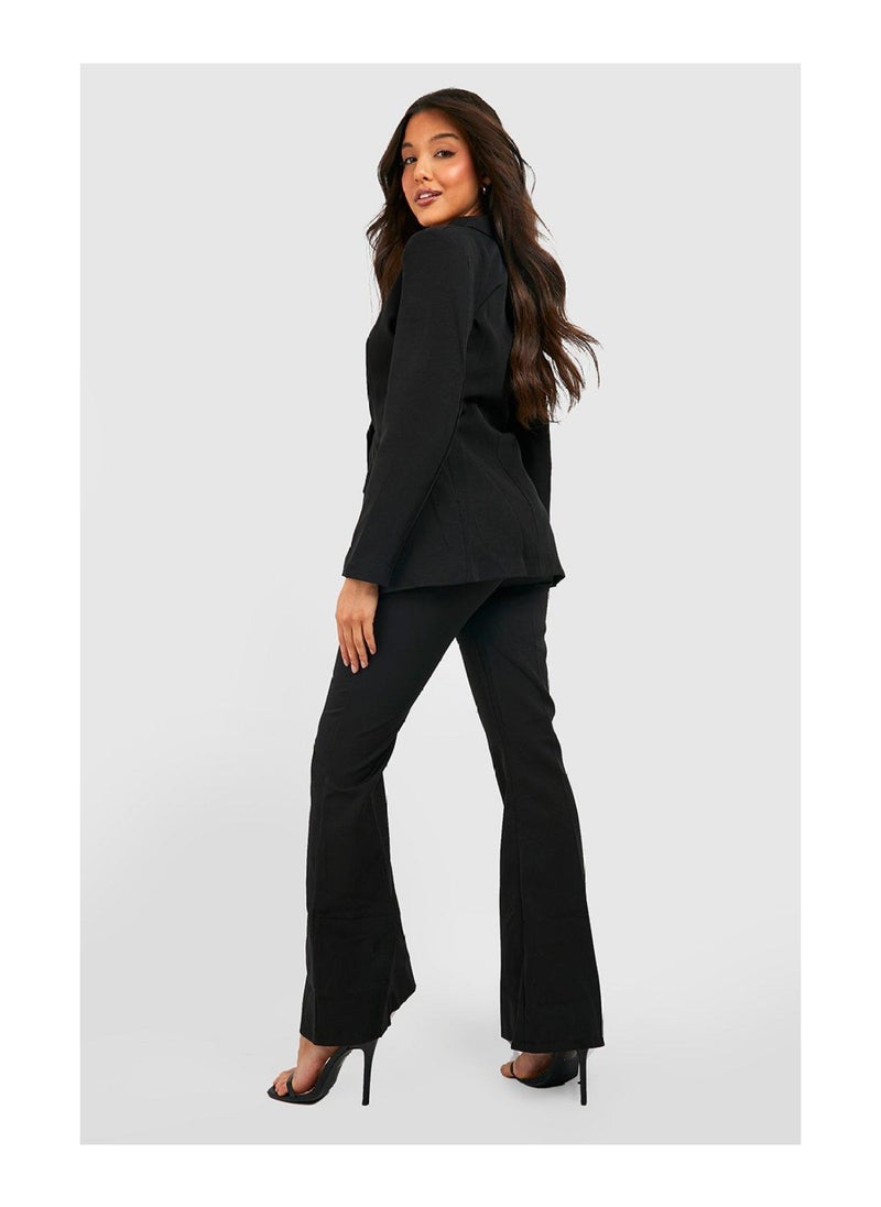 boohoo - Fit & Flare Tailored Trousers - Image 1
