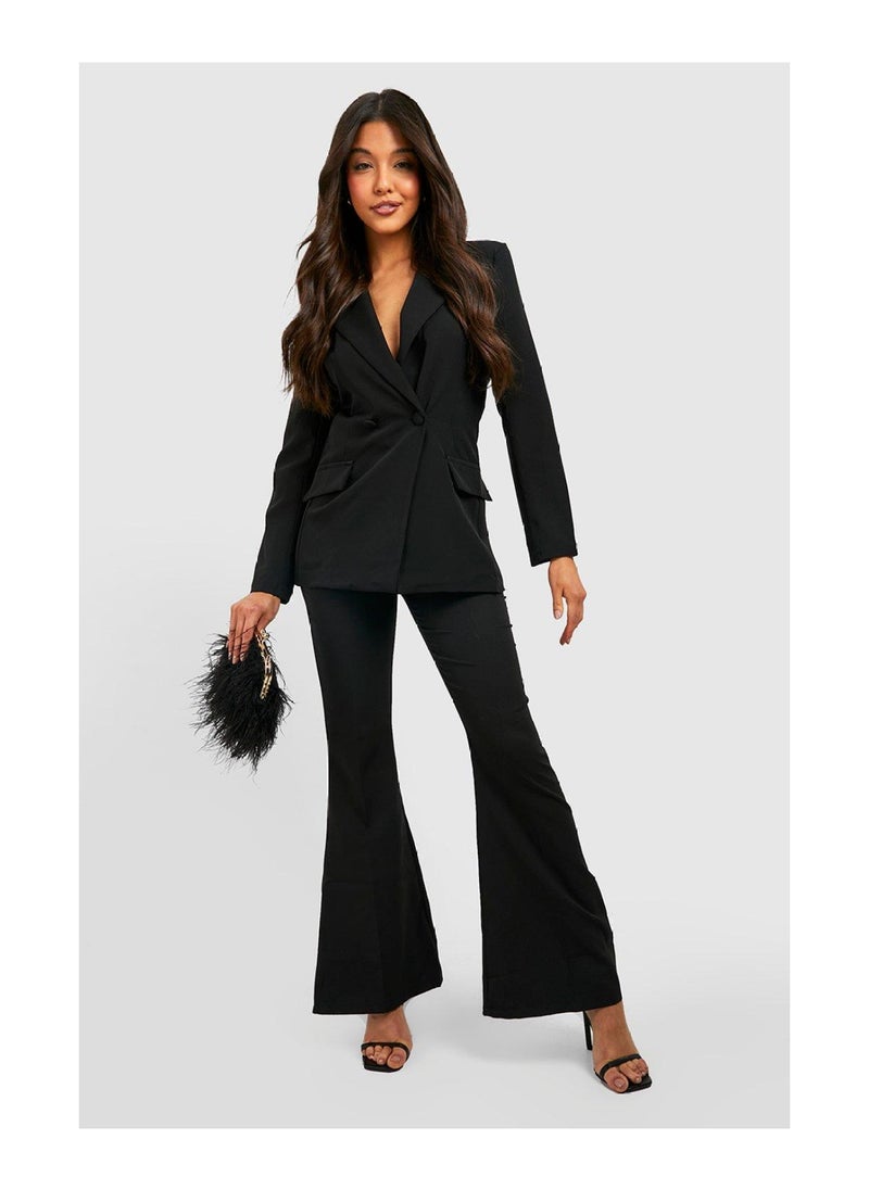 boohoo - Fit & Flare Tailored Trousers - Image 1