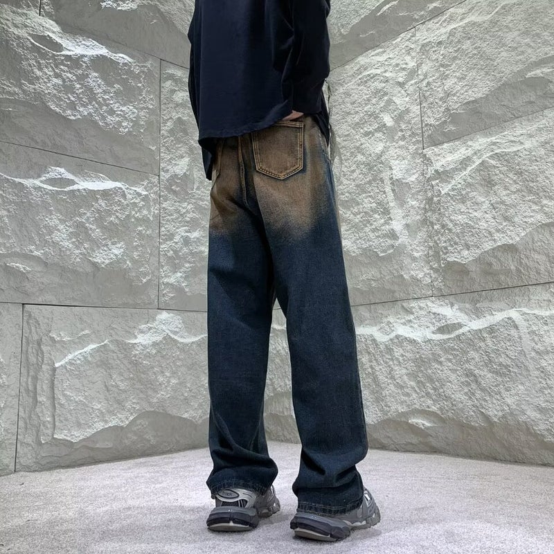 Unisex Classic Denim Jeans Loose Fit Daily Outdoor Wear - Image 4