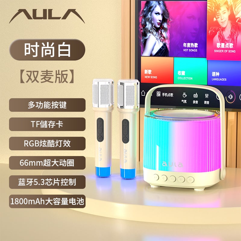 Tarantula K11 Bluetooth Speaker Wireless Audio Microphone Microphone Outdoor Karaoke Singing Small Family Ktv Portable - Image 1