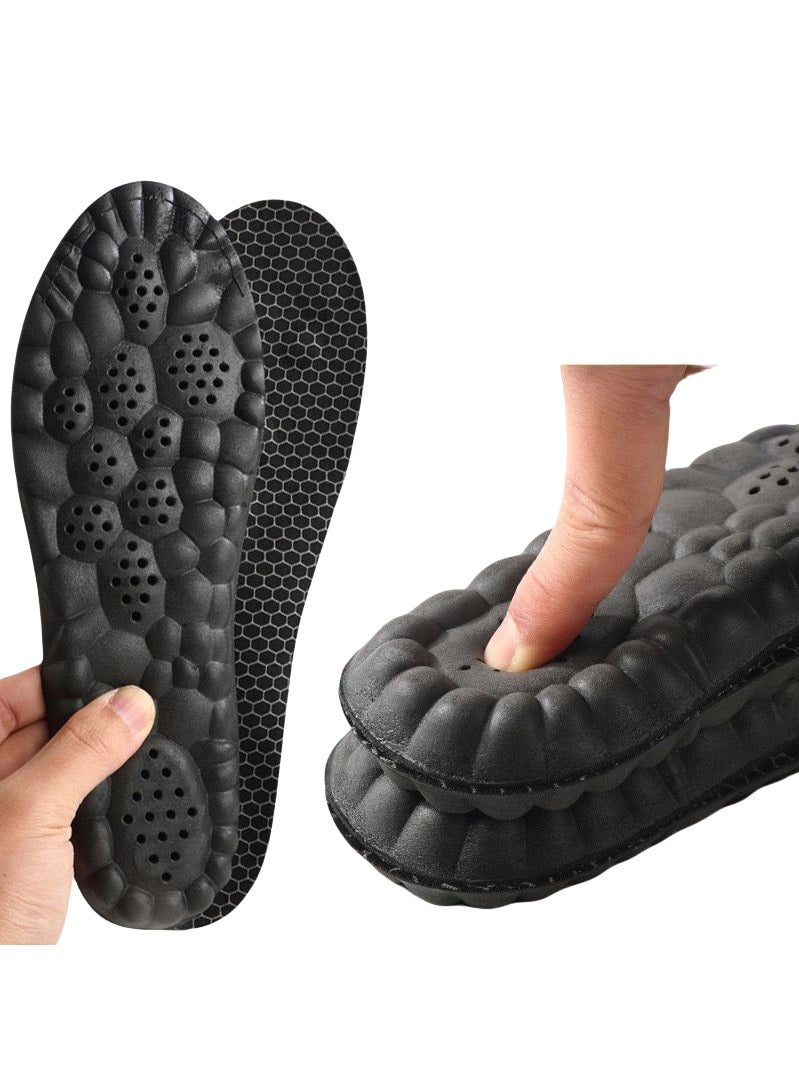 نعل داخلي للقدمين لعلاج التهاب اللفافة الأخمصية، نعل داخلي سحابي للرجال والنساء، دعامات تقويمية داعمة، نعل داخلي مريح ومنعش، قابل للتهوية وامتصاص العرق، نعل داخلي داعم لقوس القدم (مقاس أمريكي ١٠-١٠.٥) - Image 5