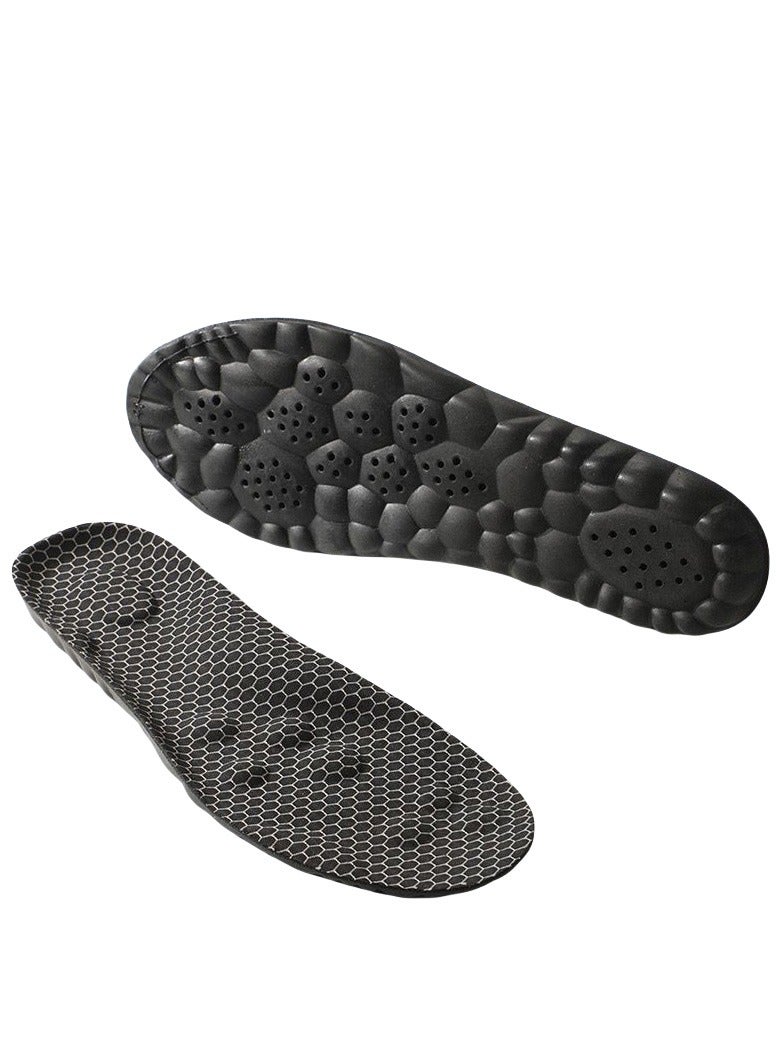 نعل داخلي للقدمين لعلاج التهاب اللفافة الأخمصية، نعل داخلي سحابي للرجال والنساء، دعامات تقويمية داعمة، نعل داخلي مريح ومنعش، قابل للتهوية وامتصاص العرق، نعل داخلي داعم لقوس القدم (مقاس أمريكي ١٠-١٠.٥) - Image 3