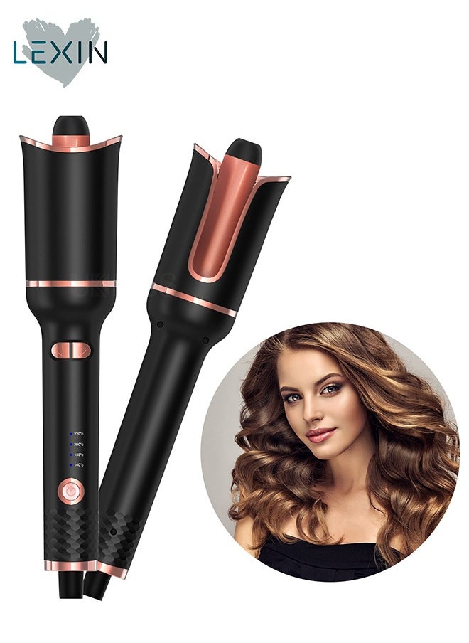 LEXIN Professional Automatic Curling For All Hair Types，Instant Fast Heating，Blcak  - Image 1