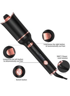 LEXIN Professional Automatic Curling For All Hair Types，Instant Fast Heating，Blcak  - Image 3
