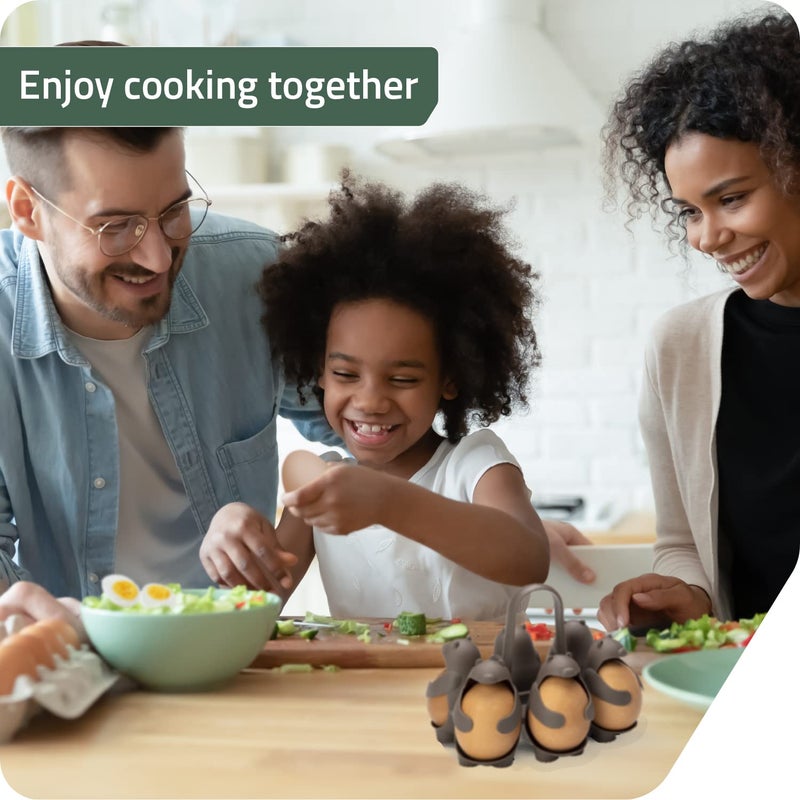 PELEG DESIGN Egg Holder  Brown  14.5x11x13 cm - Image 4