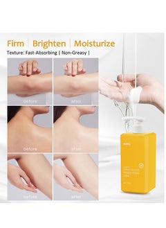 KOEC Turmeric & Vitamin C Cream Face Body Lotion, Large-capacity Body Moisturiser With Vitamin C, Moisturizing Body Lotion for Dry Skin, Firming, Brightening, and Moisturizing Skin Care (300ml)  - Image 5