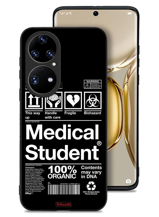 Tolwak Huawei P50 Pro Protective Case Cover Medical Student Sticker - Image 1