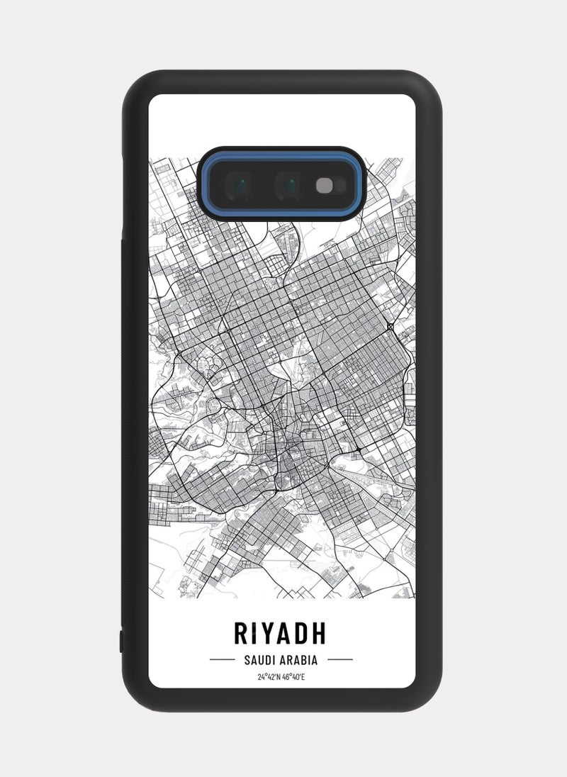 بكسلات كفر سامسونج جالكسي اس 10 اي خريطة الرياض ابيض - Image 1