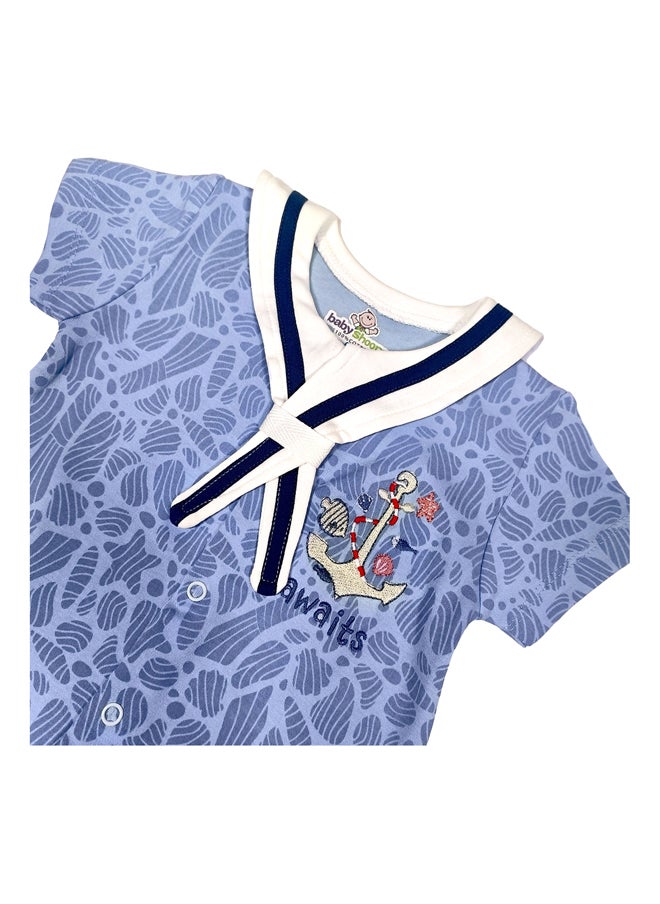BabyShoora - Baby Sailor Playsuit - Image 1
