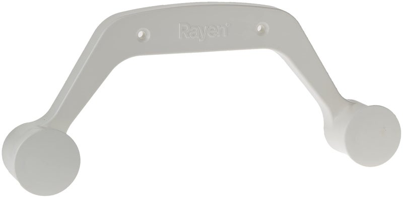 Rayen 2103.01 Ironing Board Holder, Suitable for all Standard Doors, White (Made in Spain) - Image 1
