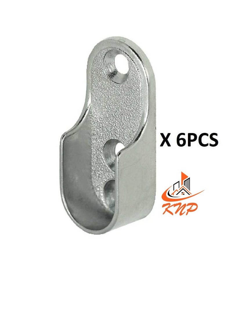 KNP KNP Side Brackets For Oval Pipe pack of 6 pieces CSK head screws 4 x 3/4" - 18 nos  - Image 3