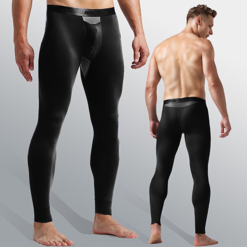 Mens Bullet Separation Slim Thermal Long Johns Black  - Image 5