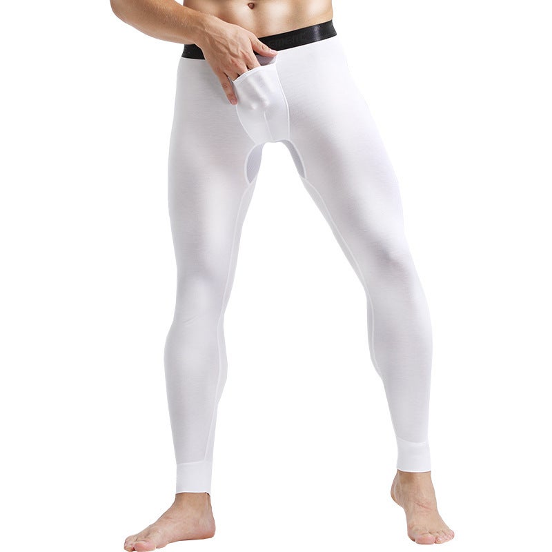 Mens Bullet Separation Slim Thermal Long Johns Black  - Image 3