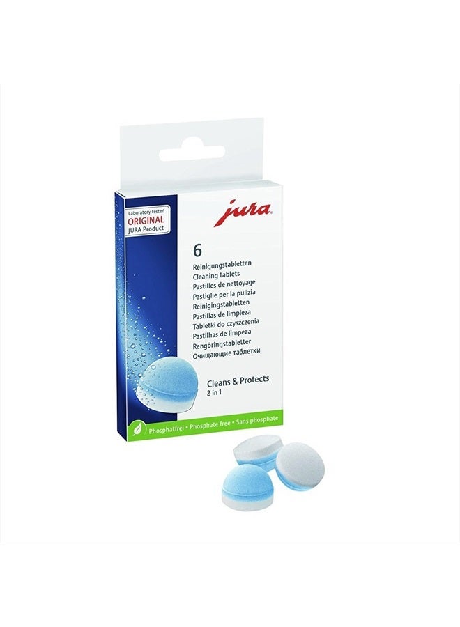 jura 64308 Cleaning Tablets for all Jura Automatic Coffee Centers, 6-Count  - Image 1