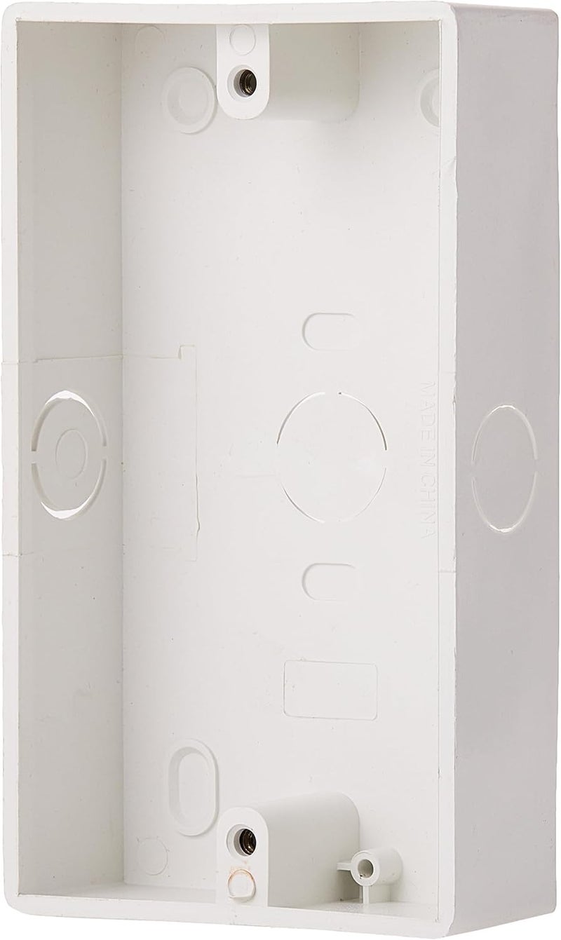 UHcom Surface PVC Box 6x3 for Switch or Double Socket White - - Image 2