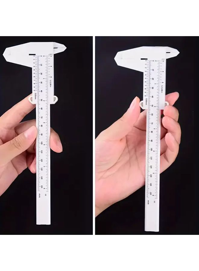 Pink Plastic Vernier Caliper Slide Ruler 0 150mm Dual Scale Measuring Tool For Crafts - Image 5