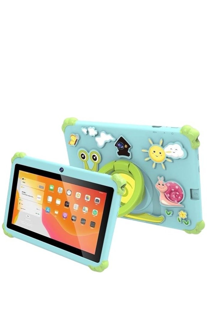 S2 Kids Tablet, 7-inch LCD, 128GB Storage, 4GB RAM, Octa Core, Wi-Fi, Child-Safe Case with Stand  - Image 1