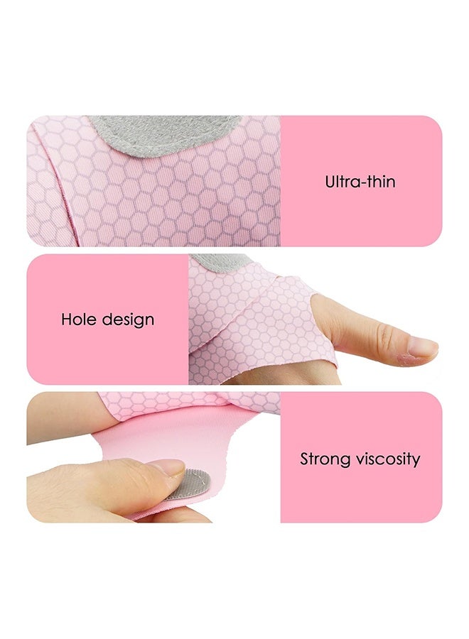 ليمون قطعتان من دعامات المعصم فائقة الرقة لمتلازمة النفق الرسغي، أربطة معصم مرنة لالتهاب المفاصل والأوتار، أحزمة معصم داعمة، تخفف الألم، وتوفر ضغطًا ودعمًا لعشاق اللياقة البدنية (وردي). - Image 2