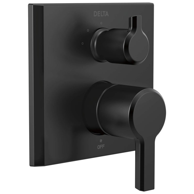 DELTA FAUCET T24899BL Pivotal Monitor 14 Series Valve Trim with 3Setting Integrated Diverter Matte Black