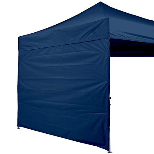 ABCCANOPY Instant Canopy SunWall 10x10 FT, 1 Pack Sidewall Only, No Frame or Top, Navy Blue - Image 1