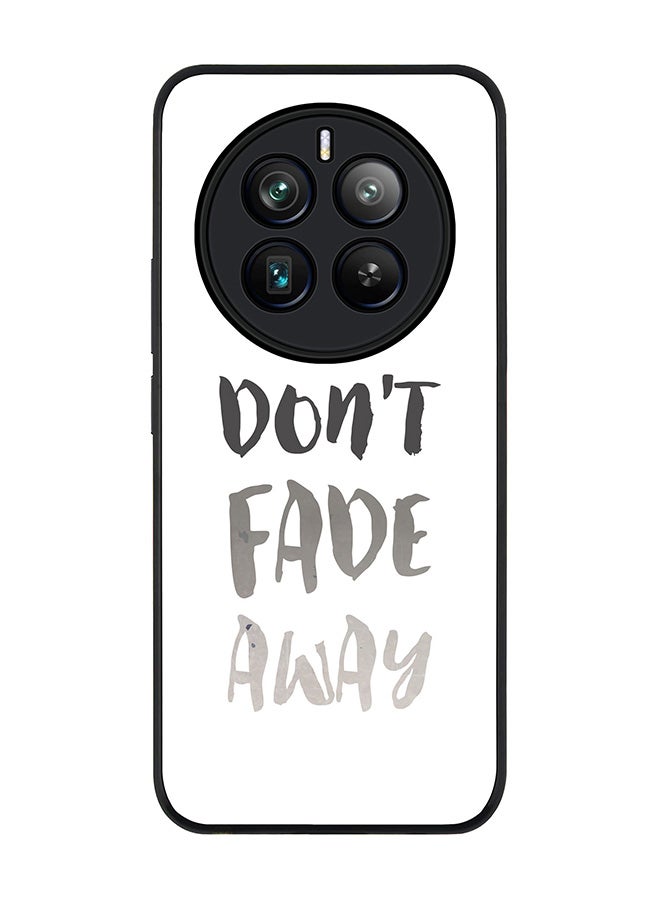 Stylizedd Rugged Black edge case for Realme 12 Pro / Realme 12 Pro Plus 5G, Slim fit Soft Case Flexible TPU Gel Thin Cover -  Don’t Fade Away - Image 1